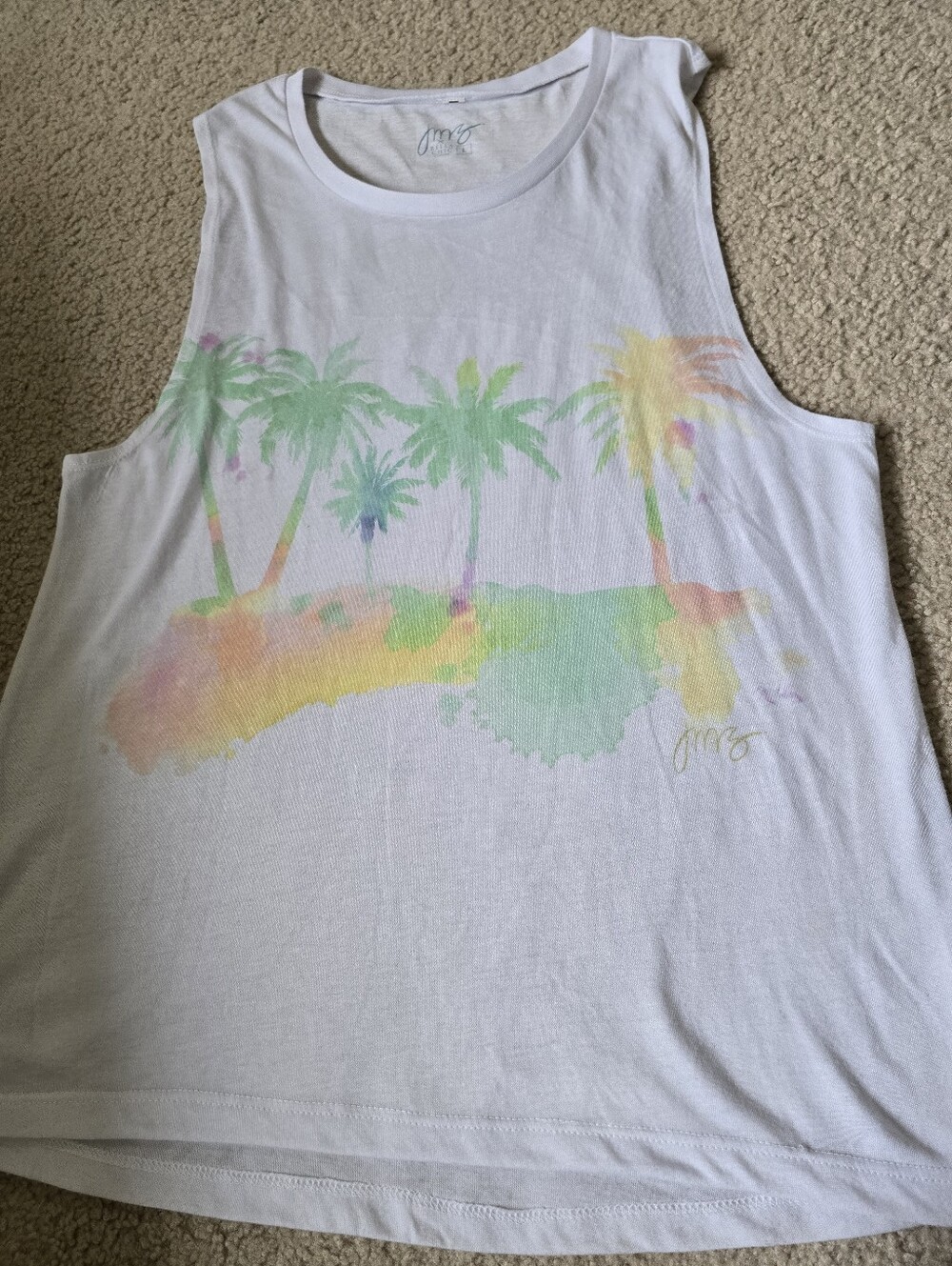 JMC × Bella Chic Canada Tropical Colorful Tank Womens Size Medium Large